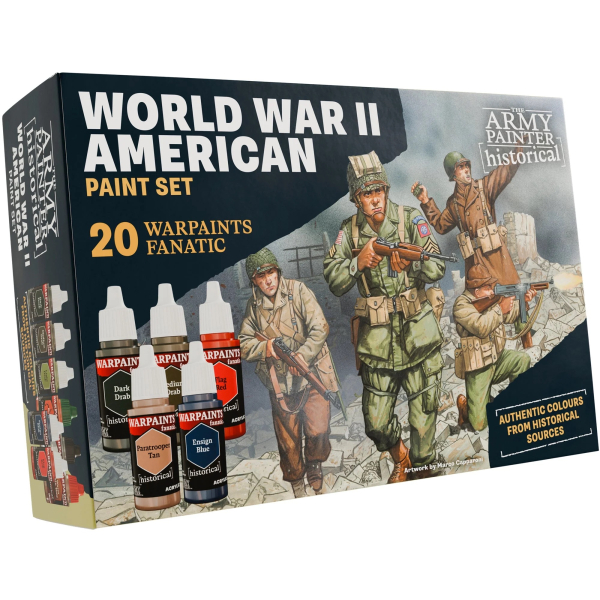 Army Painter - Fanatic: World War II American Paint Set